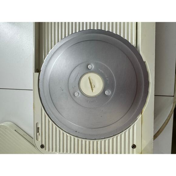 Vtg Krups Compact Slicer Countertop Model 355 Fold-up Food Slicer TESTED - Picture 2 of 3